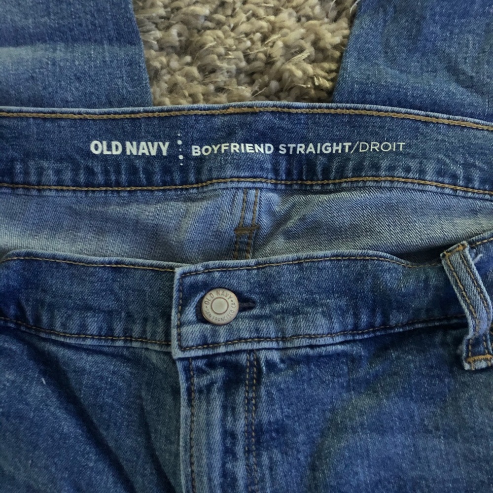 Old Navy Boyfriend Straight/ Droit Jeans Size 18